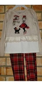 Toddler shirt and pants set.
